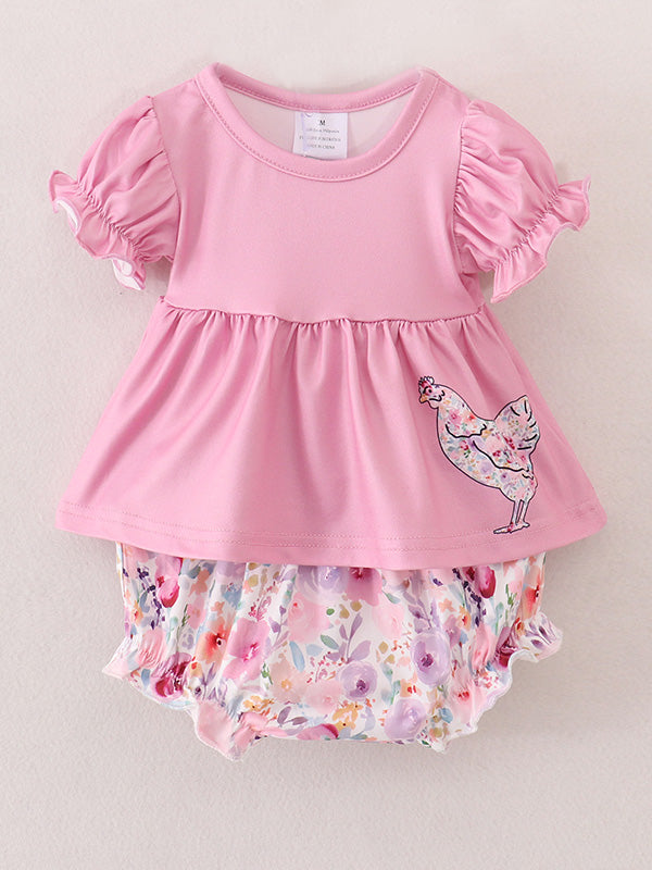pink-baby-girls-farm-short-set-Sophia's Style-Outfit-1