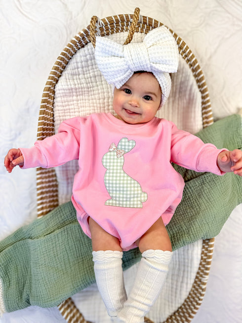 applique-bunny-sweatshirt-romper Little Joy Co - Sophia's Style-4