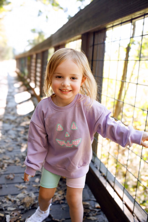 pastel-gingham-jack-o-lantern-crewneck-sweatshirt-or-romper Sophia's Style-10