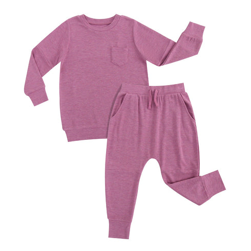 bamboo-waffle-kids-jogger-set-line-dry-only Big Dreams Little Jammie Session Sophia's Style-12