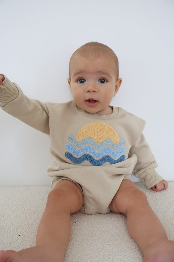 sunset-bubble-romper Luna and Luca - Sophia's Style-1