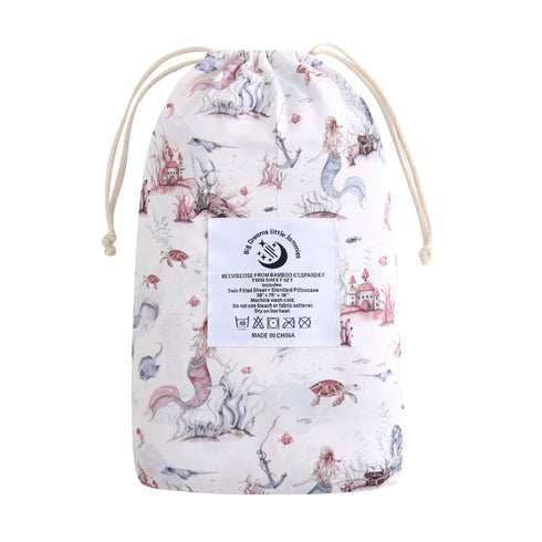mermaid-cove-twin-fitted-sheet-and-pillowcase-set Big Dreams Little Jammie Session Sophia's Style-5