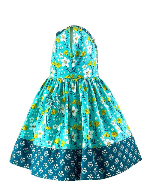 vintage-teal-garden-picnic-dress-w-hairbow Little Miss Marmalade-Sophia's Style-https://cdn.shopify.com/s/files/1/0303/8344/0012/files/IMG_4122_1.jpg?v=1758370834