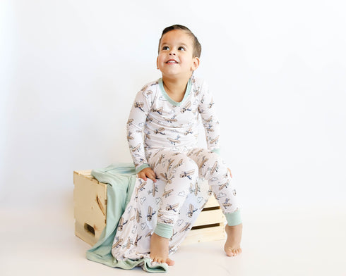 plane-fun-dream-set Dream-Big-Little-Co-pajama-baby-blanket
