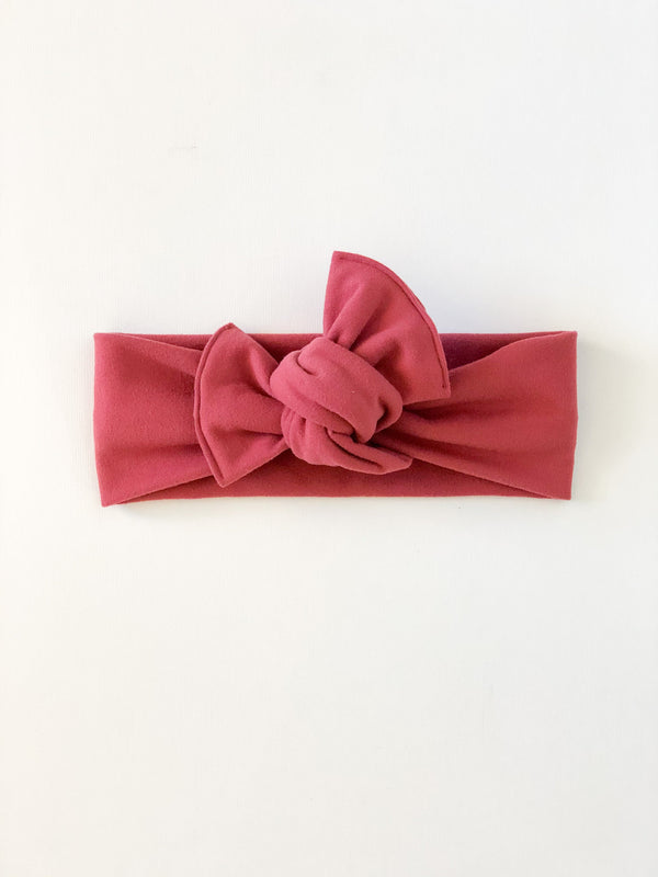 cranberry-headwrap Boosh Baby - Sophia's Style-1