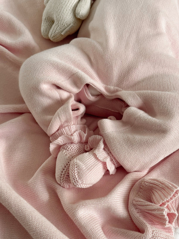 classic-ruffle-booties-powder-pink Luna and Luca - Sophia's Style-1
