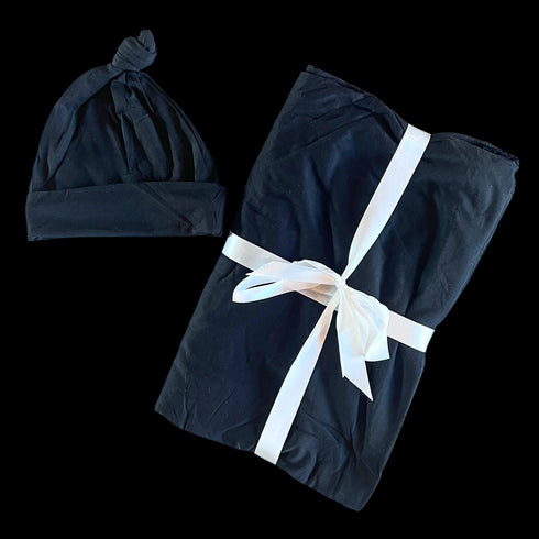 black-swaddle-hat-set Laree & Co - Sophia's Style-2