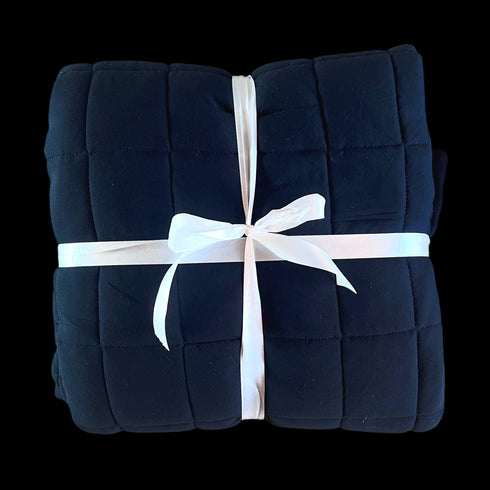black-quilted-bamboo-blanket Laree & Co - Sophia's Style-4