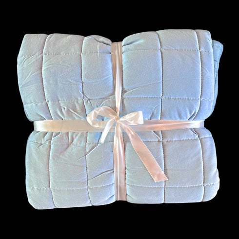 light-blue-quilted-bamboo-blanket Laree & Co - Sophia's Style-4