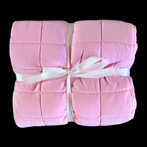 light-pink-quilted-bamboo-blanket Laree & Co - Sophia's Style-2
