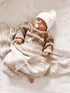 pointelle-baby-blanket-beige Luna and Luca Newborn Baby Clothes