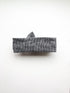 black-grey-ribbed-tie-on-headwrap Boosh Baby - Sophia's Style-2