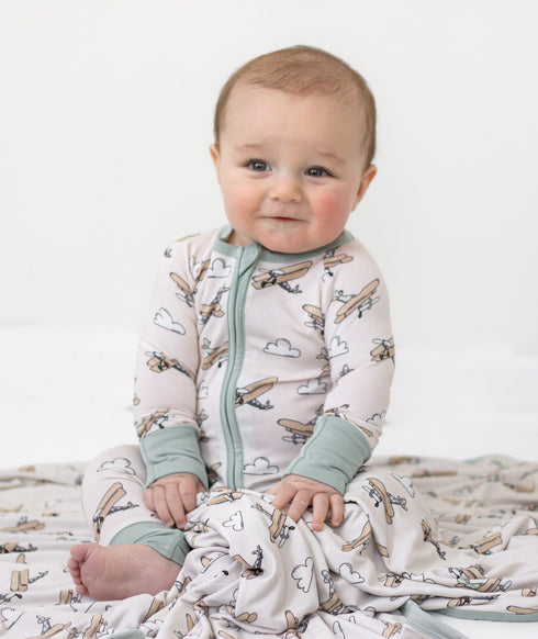 plane-fun-dream-romper Dream-Big-Little-Co-pajama-baby-blanket