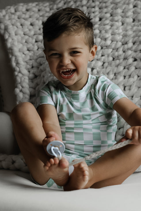 mint-checkers-dream-short-set Dream-Big-Little-Co-pajama-baby-blanket