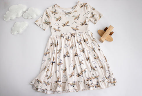 plane-fun-dream-ruffle-dress Dream-Big-Little-Co-pajama-baby-blanket