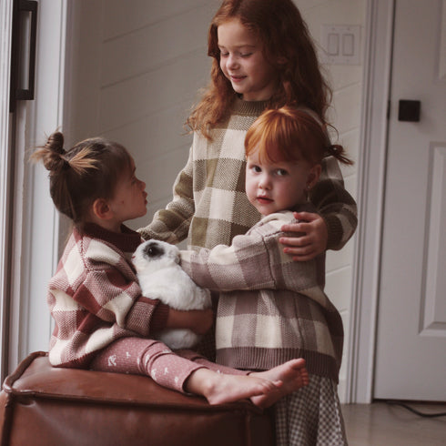 the-gingham-knit-sweater-rosewood Lovely Littles - Sophia's Style-2