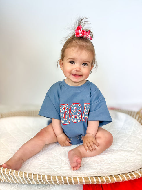 usa-daisy-t-shirt-oversized-romper at Sophia's Style-8