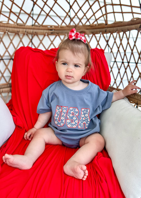 usa-daisy-t-shirt-oversized-romper at Sophia's Style-7