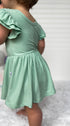 mint-rib-dream-cap-sleeve-bodysuit-dress Dream-Big-Little-Co-pajama-baby-blanket