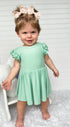 mint-rib-dream-cap-sleeve-bodysuit-dress Dream-Big-Little-Co-pajama-baby-blanket