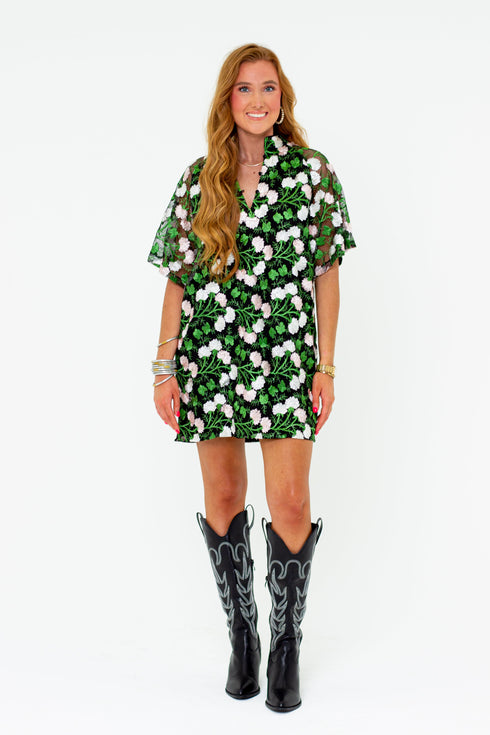 lulu-short-sleeve-mini-caftan-vine Sophia's Style-2