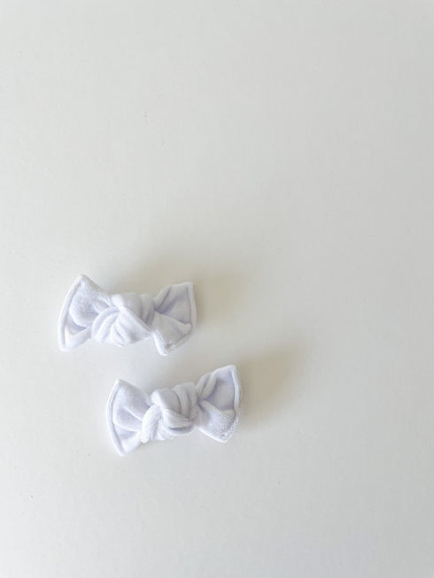 bright-white-velvet-knot Boosh Baby - Sophia's Style-1