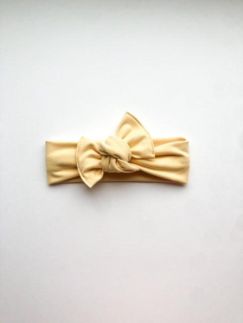 lemon-meringue-tie-on-headwrap Boosh Baby - Sophia's Style-1
