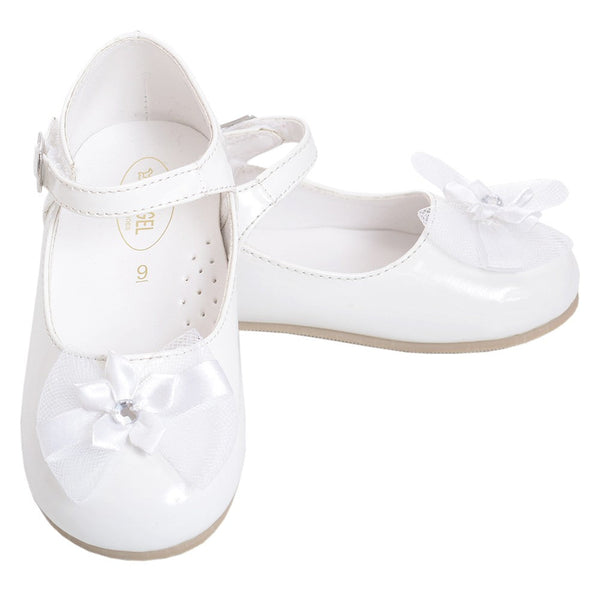 Angel White Patent Special Occasion Shoe Baby Girl 3-Toddler Girl 10 - SophiasStyle.com