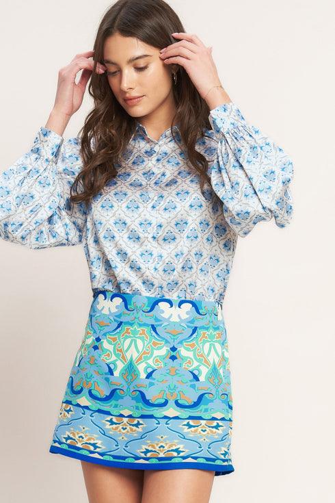 moroccan-muse-blue-woven-skort-Flying-Tomato-Sophia's Style-6