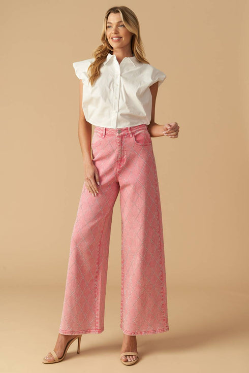you-are-enough-twill-pants Flying Tomato-Sophia's StylePANTS-1