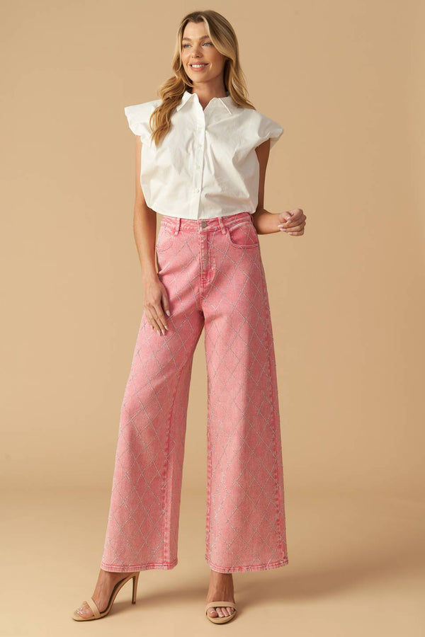 you-are-enough-twill-pants Flying Tomato-Sophia's StylePANTS-1