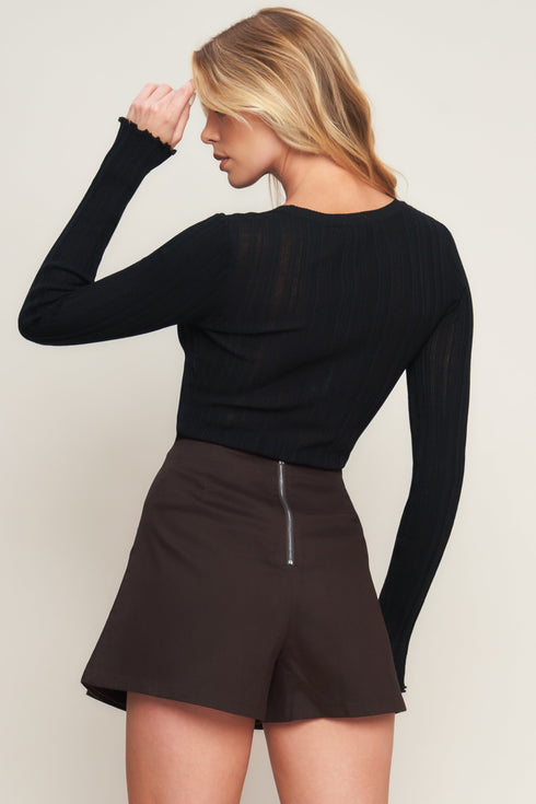 serene-chicness-woven-skort-1 Flying Tomato - Sophia's Style-3