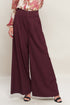 SWEET REMINISCENCE WOVEN WIDE LEG PANTS