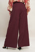 SWEET REMINISCENCE WOVEN WIDE LEG PANTS