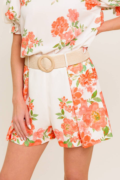 lovely-days-ivory-woven-short Flying Tomato-Sophia's StyleSHORTS-1