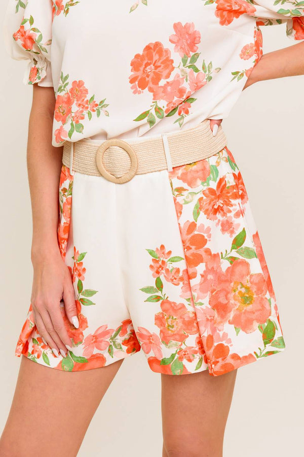 lovely-days-ivory-woven-short Flying Tomato-Sophia's StyleSHORTS-1