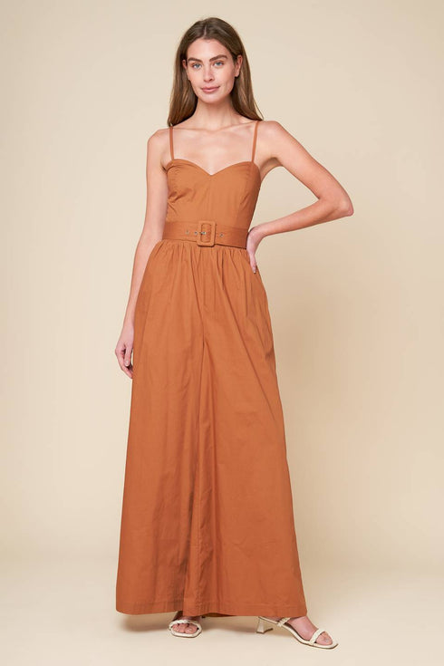 elevated-icon-brown-woven-jumpsuit Flying Tomato-Sophia's Style-2