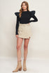 LET'S GO FOR DRINKS WOVEN SKORT