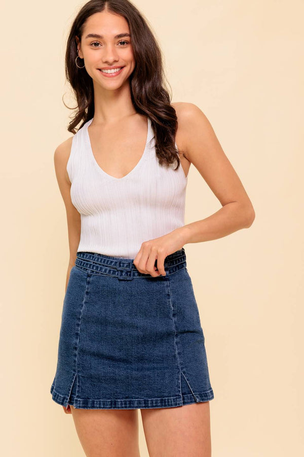 sunday-afternoons-medium-indigo-skort Flying Tomato-Sophia's StyleSHORTS-1