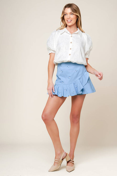 moment-of-clarity-light-indigo-woven-skort Flying Tomato-Sophia's Style-4