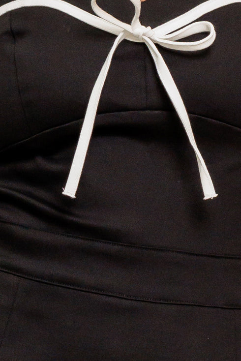 noir-bow-couture-woven-skort-romper Flying Tomato-Sophia's Style-8