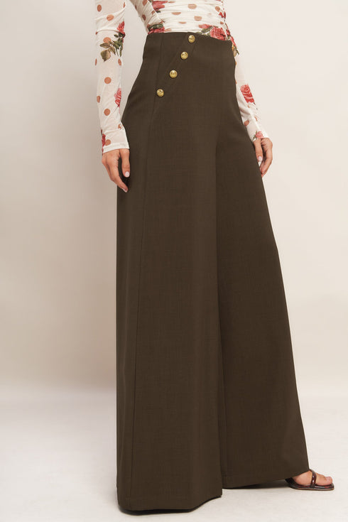 chocolate-fall-woven-pants-1 Flying Tomato - Sophia's Style-5