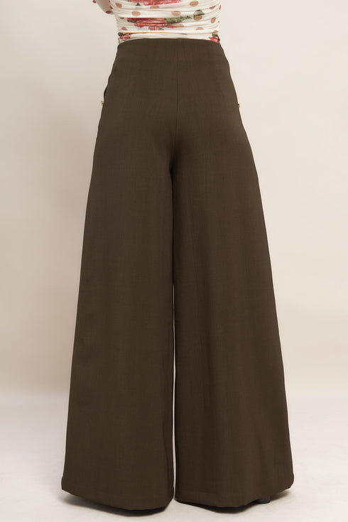 chocolate-fall-woven-pants-1 Flying Tomato - Sophia's Style-3