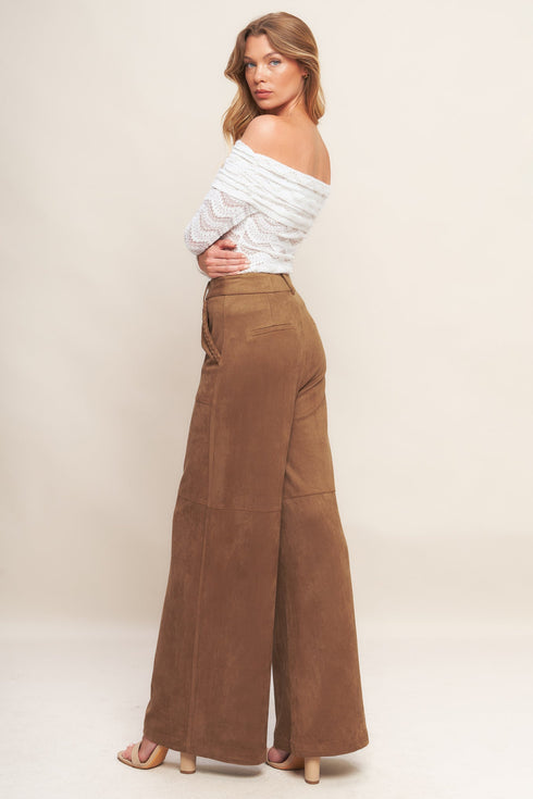 refined-impression-faux-suede-pants Flying Tomato - Sophia's Style-2