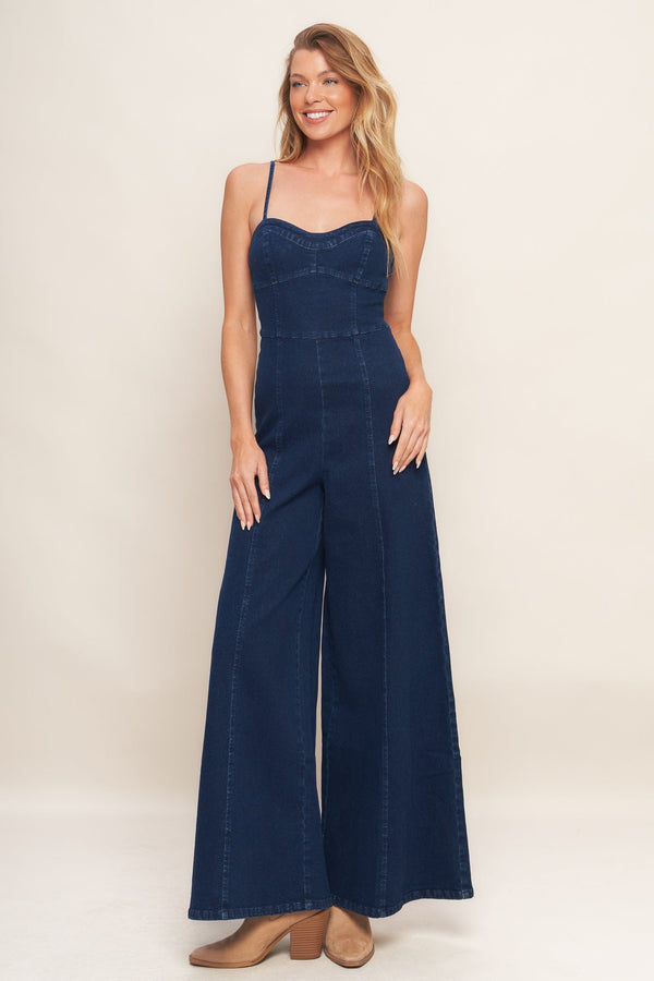 trendsetting-medium-indigo-denim-jumpsuit Flying Tomato - Sophia's StyleJUMPSUIT-1