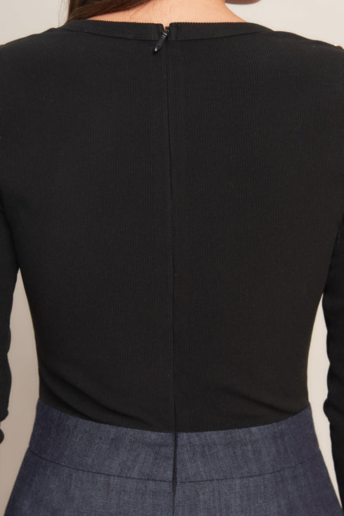 modern-staple-woven-combination-romper Sophia's Style-8