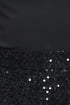 TWINKLE CHIC BLACK TOP AND SEQUIN SHORT ROMPER