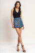 boho-paisley-scallop-denim-skort-flying-tomato-Sophia's Style-4