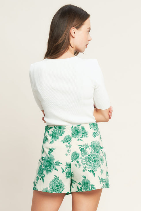botanical-pop-woven-skort-flying-tomato-Sophia's Style-5