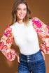majestic-flow-sweater-woven-top Flying Tomato-Sophia's StyleSWEATERS-1